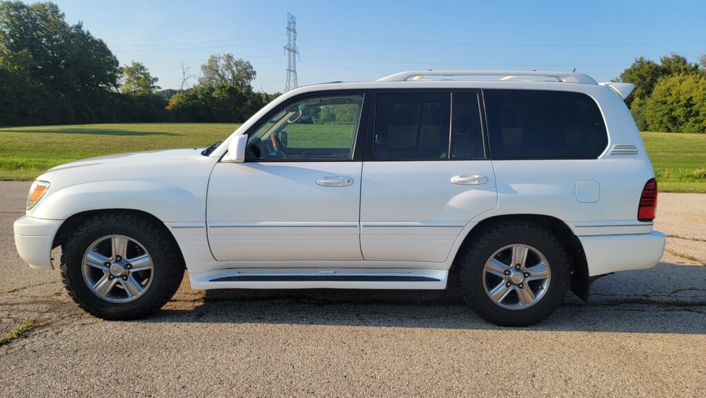 AHC height control low mode image Lexus LX470