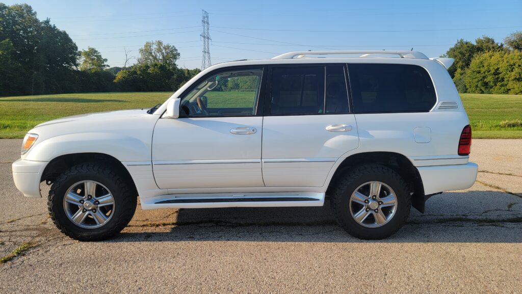 AHC height control high mode image Lexus LX470