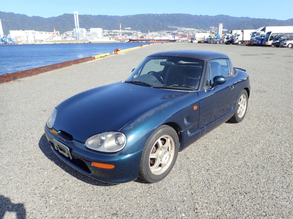 1996 Suzuki Cappuccino green exterior, photographed by Tanin JDM