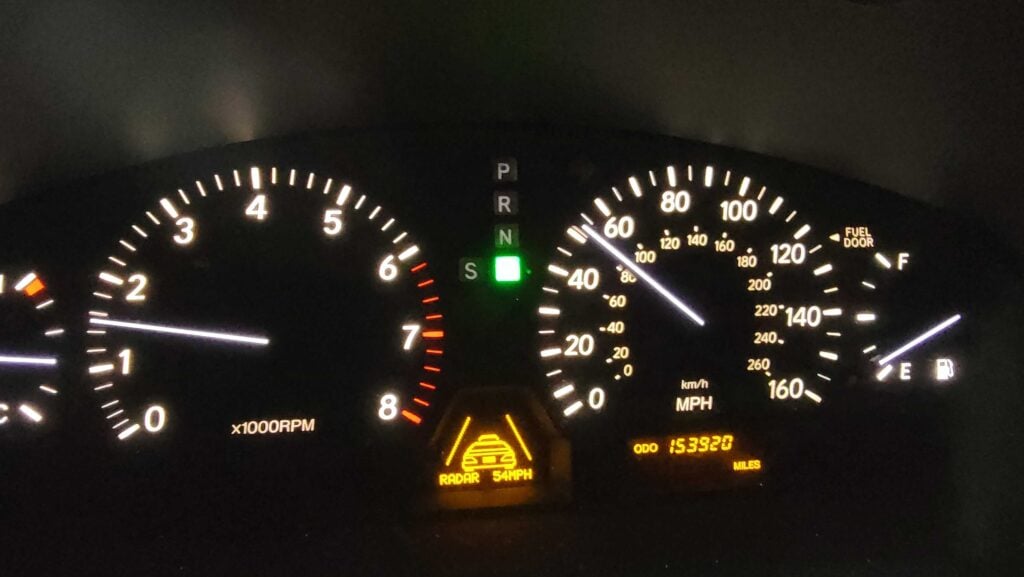 Lexus LS430 Ultra Radar Cruise Gauge Cluster