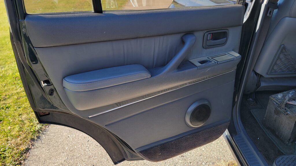 Driver Rear door interior panel of 1994 Toyota Land Cruiser triple locked Tanin JDM