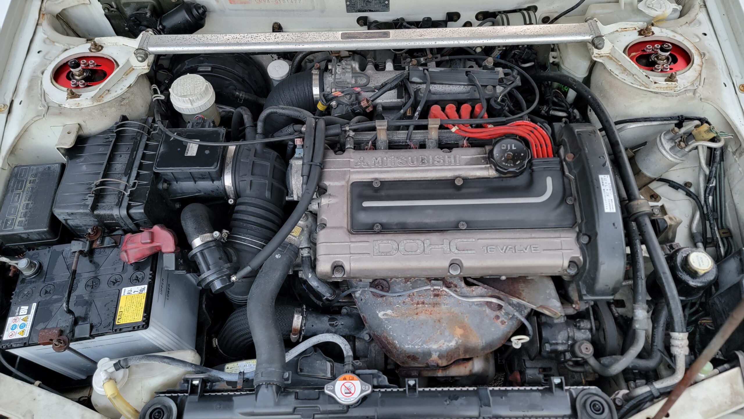 Evo 3 engine bay overview