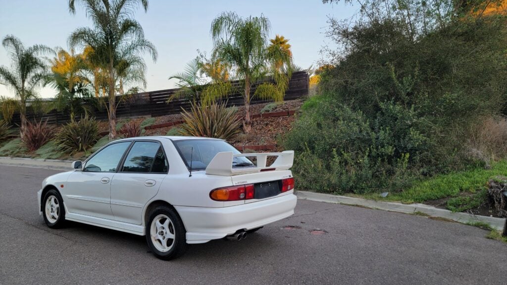 Evo 3 rear passenger-side angle