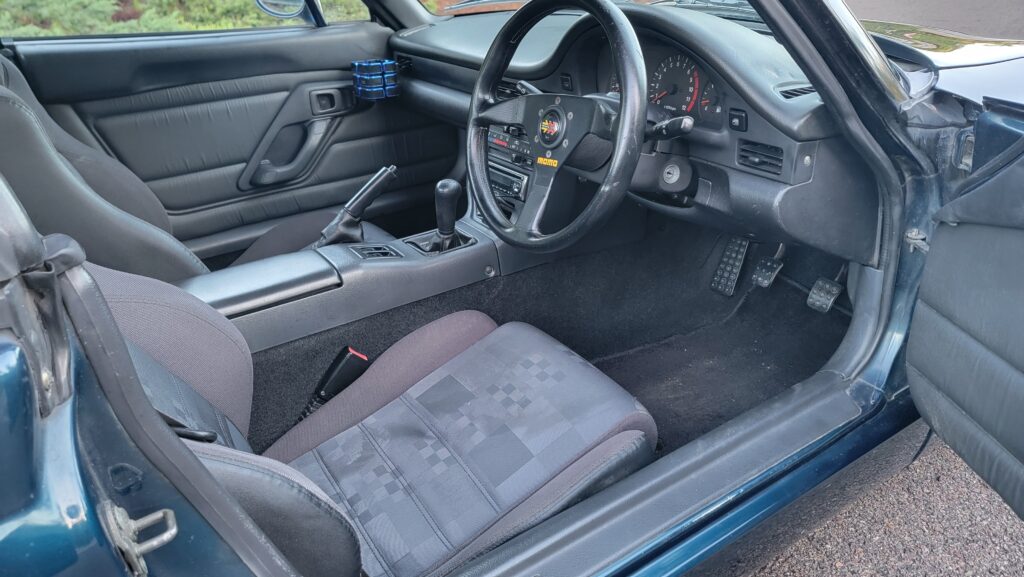 Driver seat and cockpit of 1996 Cappuccino
