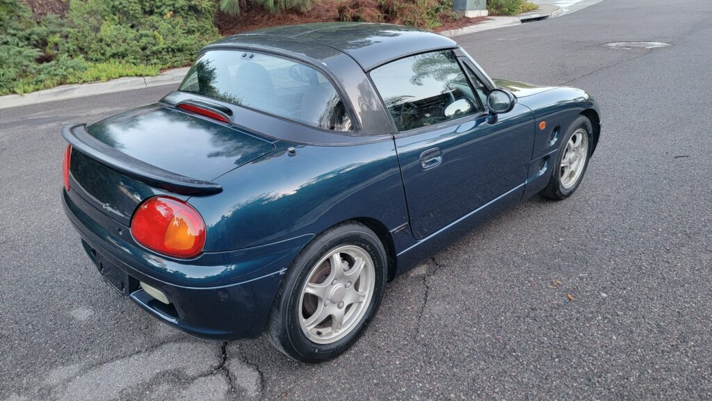 1996 Cappuccino driver-side rear angle