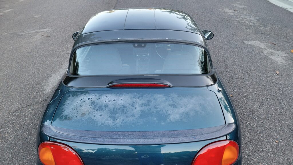 Close-up of rear end on 1996 Suzuki Cappuccino