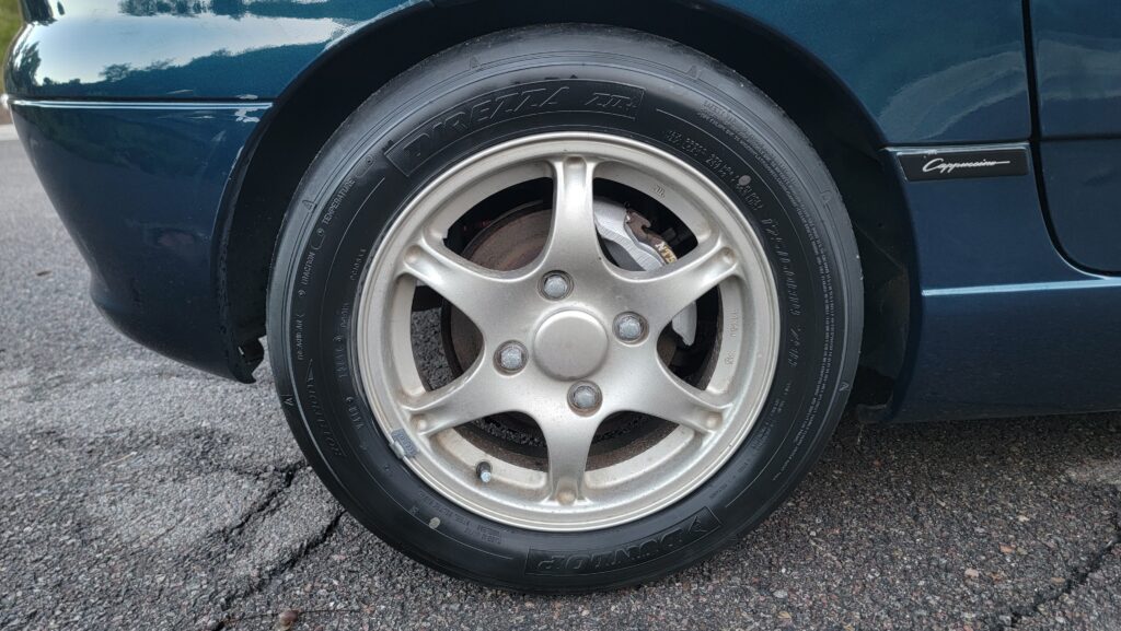 Driver rear wheel on 1996 Cappuccino