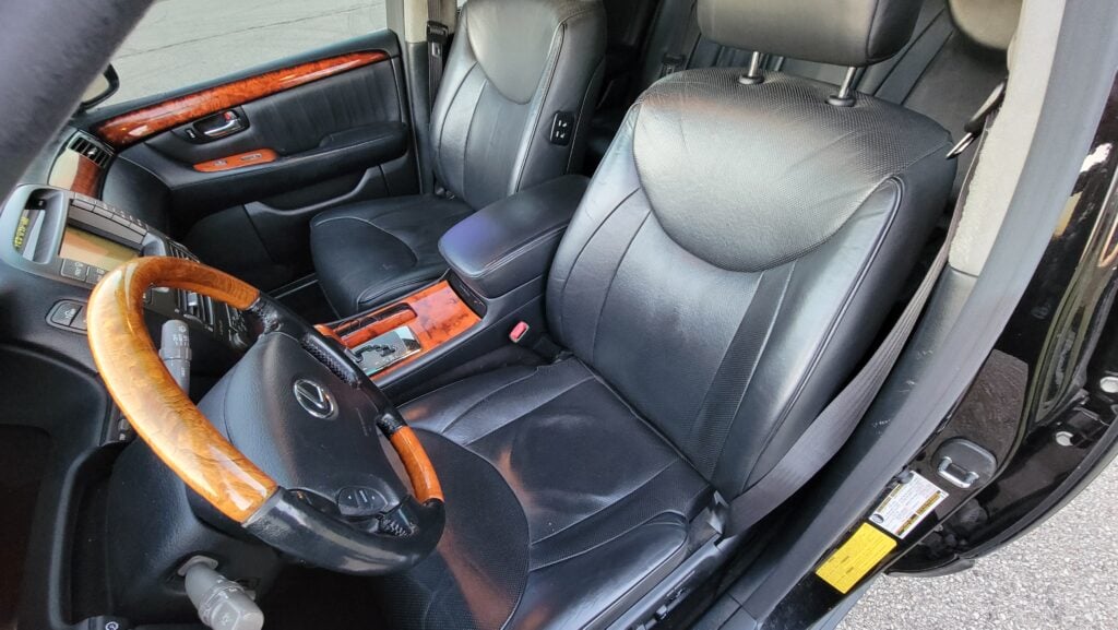 Full front cabin view of Lexus LS430 Ultra Luxury trim