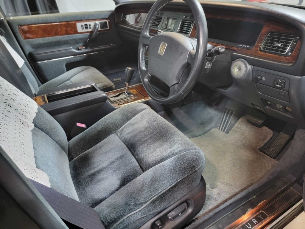 1998 Toyota Century drivers side interior wide view