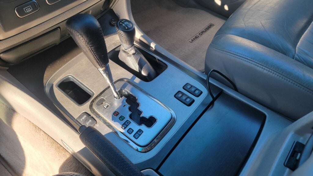 Center console and shifter area