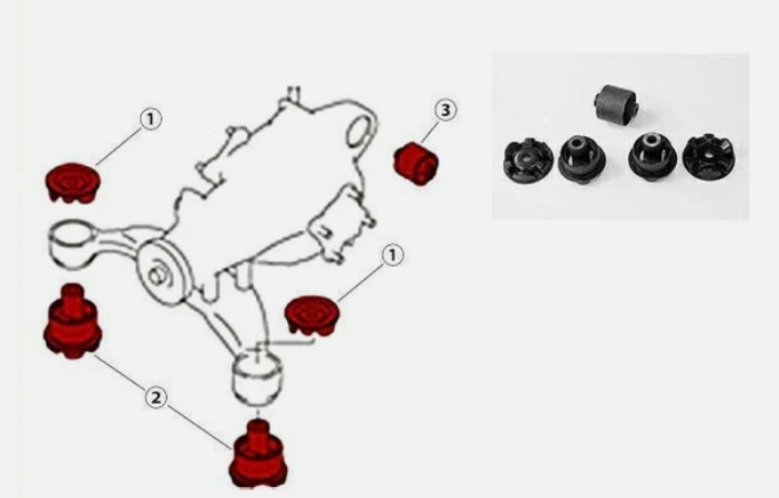 Suzuki Cappuccino EA11R EA21R Monster Sport Differential Bush Set 648500-2800M - Image 4