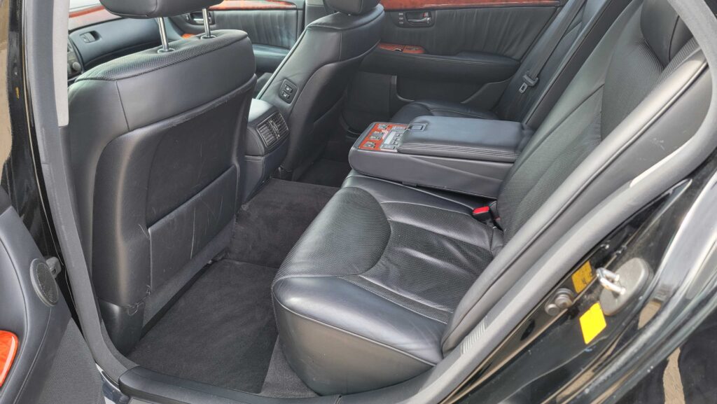 2005 Lexus LS430 Ultra Driver Rear Seating View