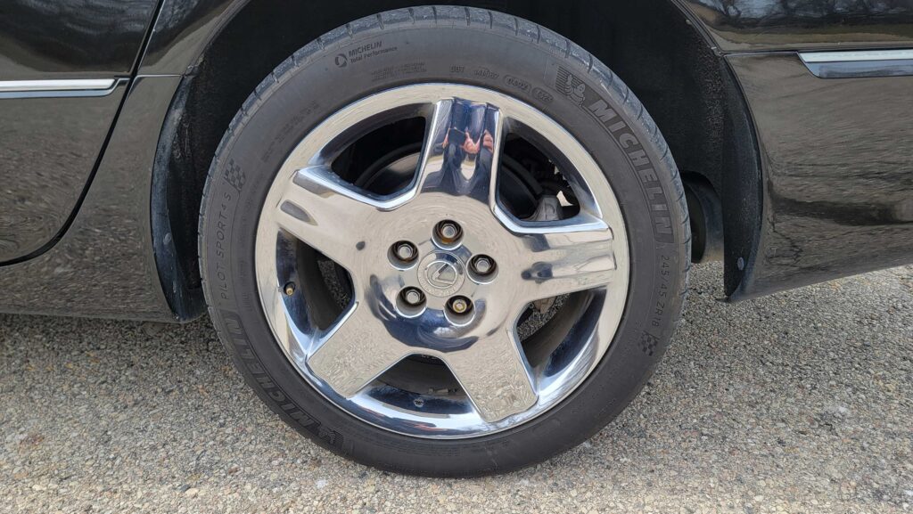 2005 Lexus LS430 Ultra Driver Rear Wheel View