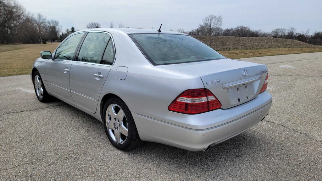 2006 Lexus LS430 Ultra driver rear angle exterior
