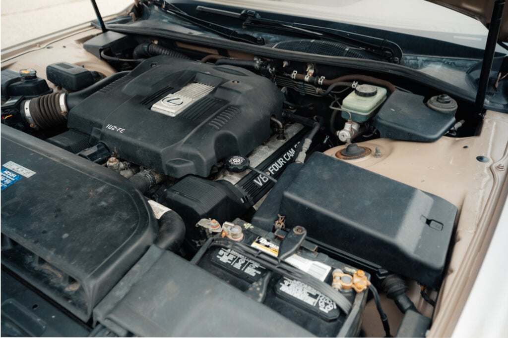 1995 Lexus LS400 Engine Bay View Driver Near