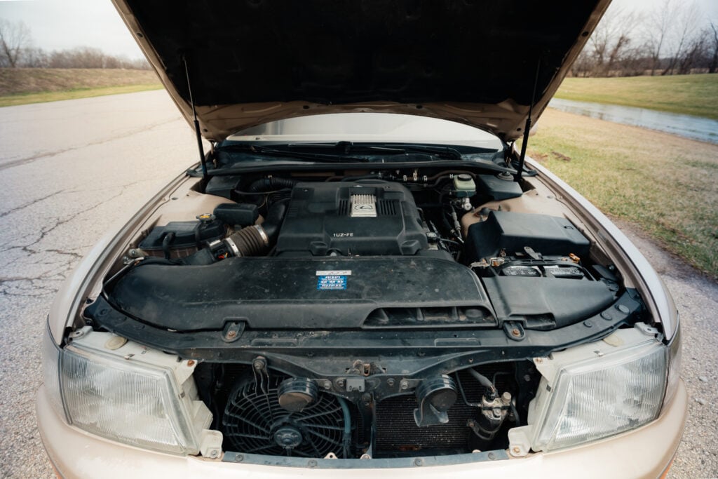 1995 Lexus LS400 Engine Bay View Wide