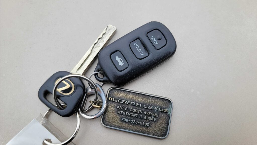 1995 Lexus LS400 Keys and Wireless FOB