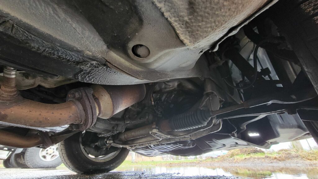 1995 Lexus LS400 Underbody View