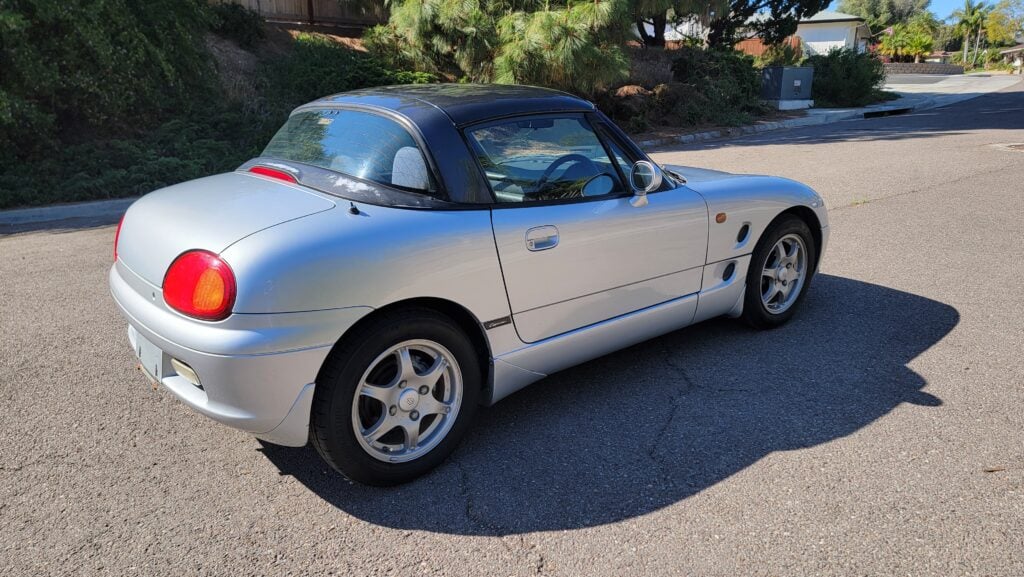 1996 Suzuki Cappuccino Rear Driver Angle Roof Closed