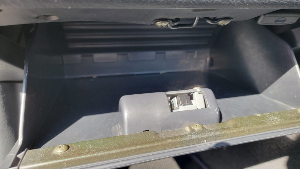 1996 Suzuki Cappuccino Passenger Glove Box Open