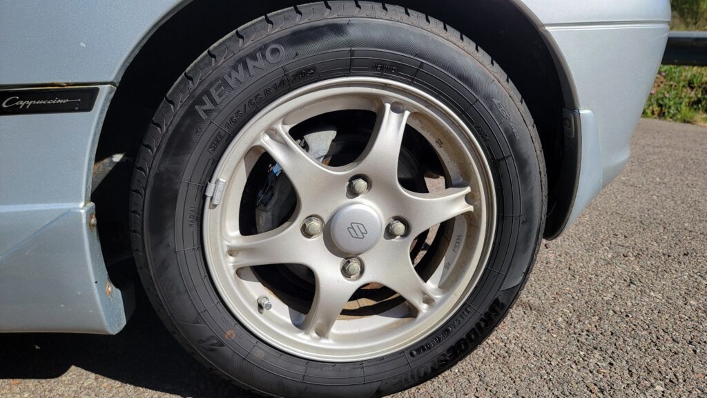 1996 Suzuki Cappuccino Rear Passenger Wheel