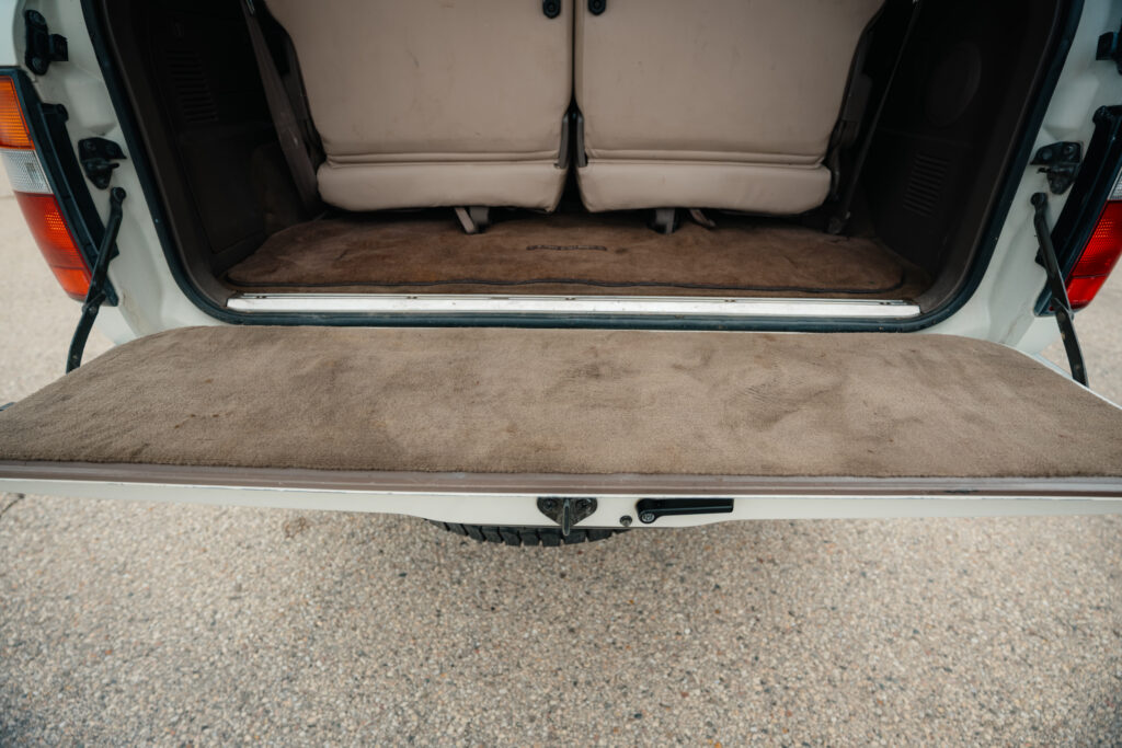 1997 Toyota Land Cruiser Collectors Edition Rear Lower Hatch Open