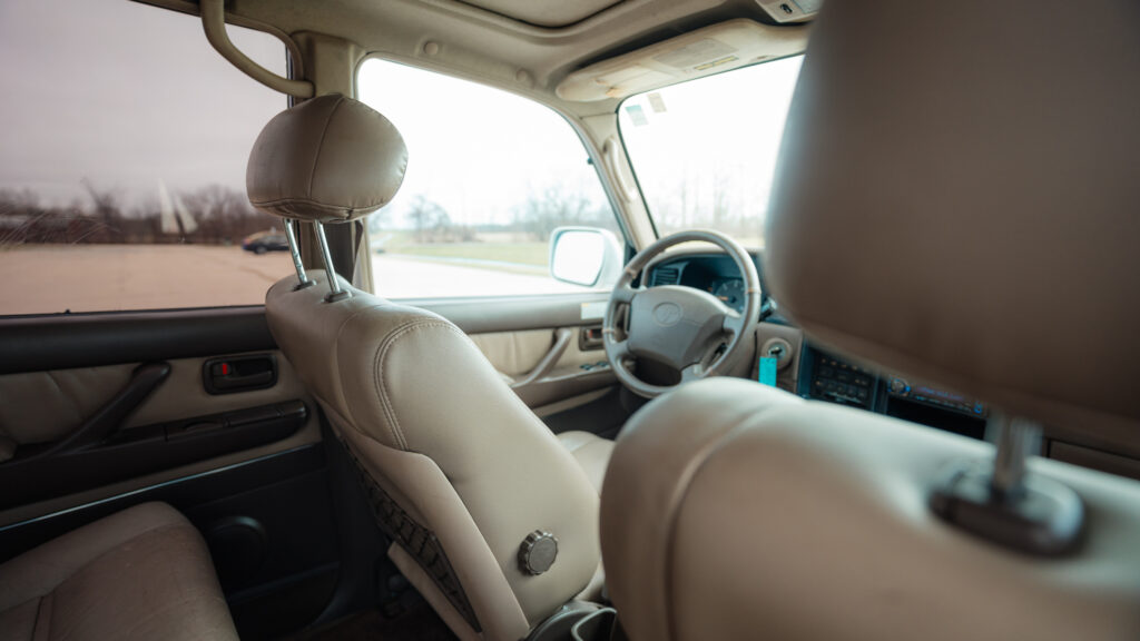 1997 Toyota Land Cruiser Driver Seat View from Rear