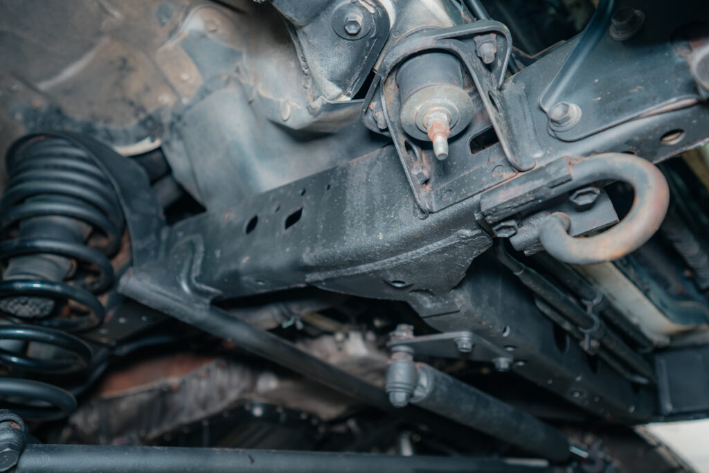 1997 Toyota Land Cruiser Underbody Passenger Front Frame