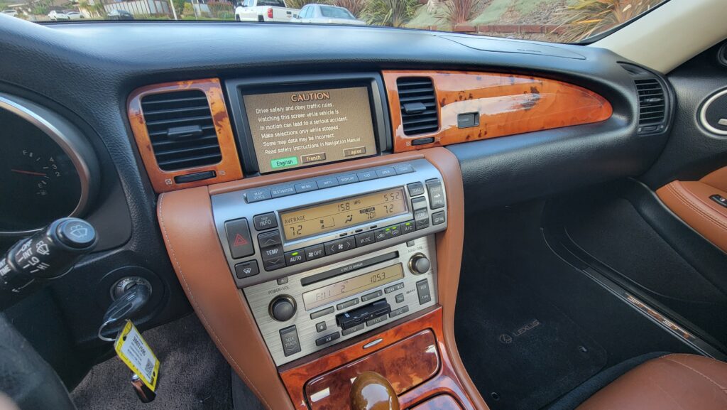2003 Lexus SC430 Center Console