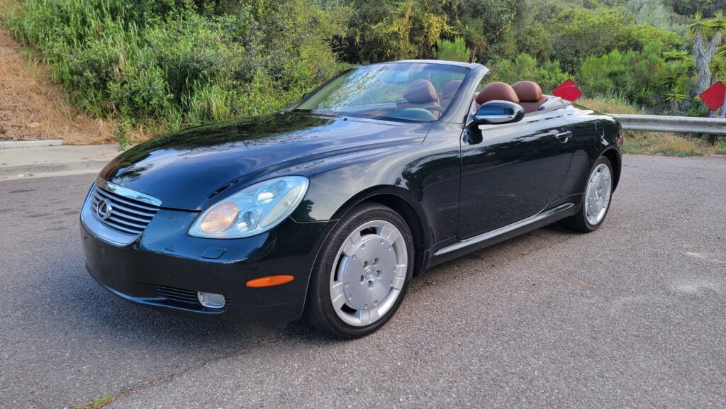 2003 Lexus SC430 Driver Front Angle Top Down Near Hero