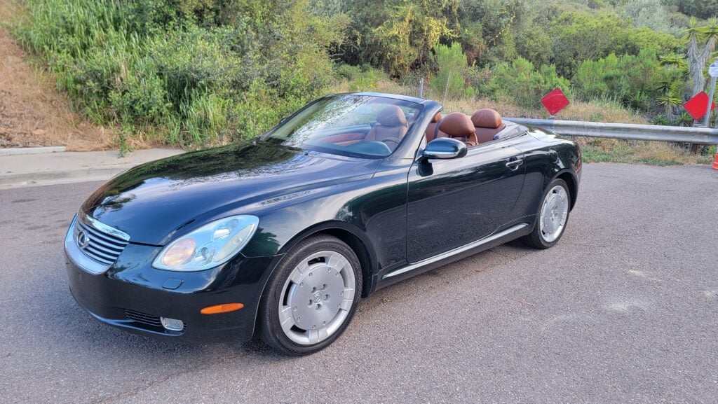 2003 Lexus SC430 Driver Front Angle Top Down
