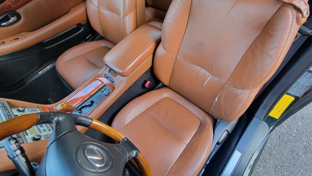 2003 Lexus SC430 Driver Seat Overhead View