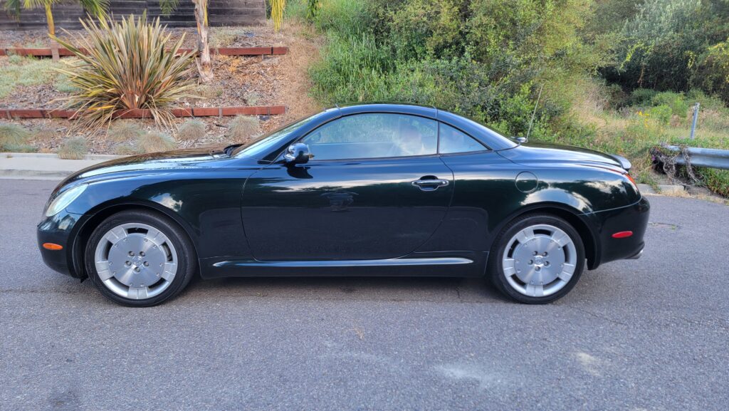 2003 Lexus SC430 Driver Side View Roof Closed