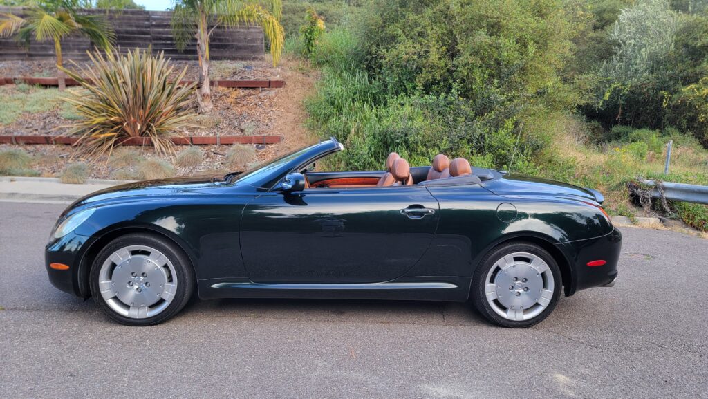 2003 Lexus SC430 Driver Side View Top Down