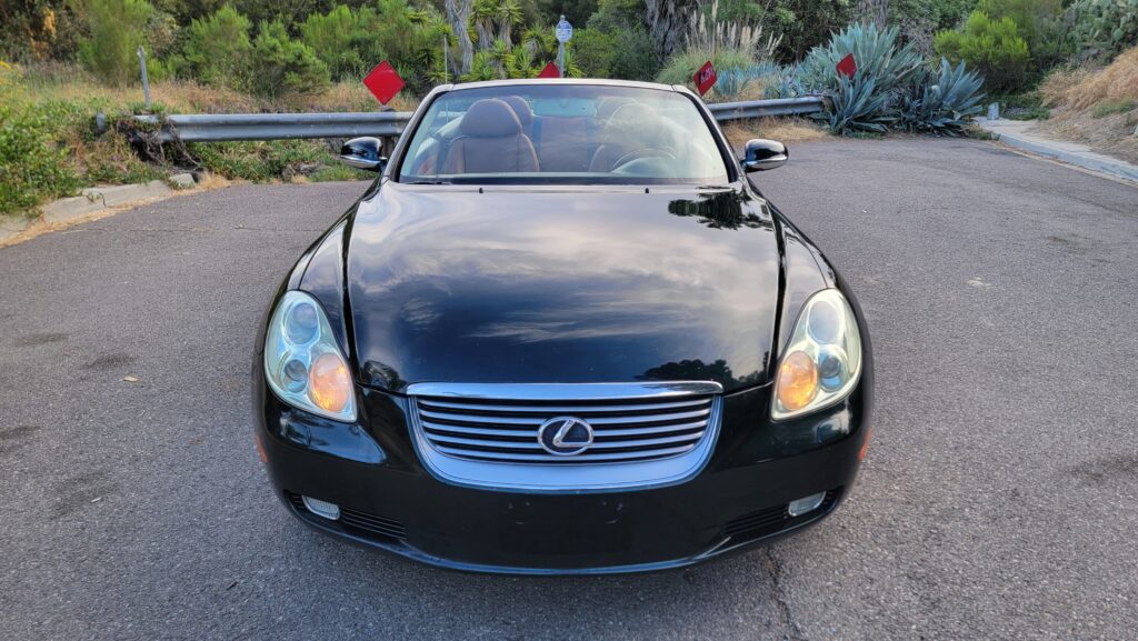 2003 Lexus SC430 Front View Top Down