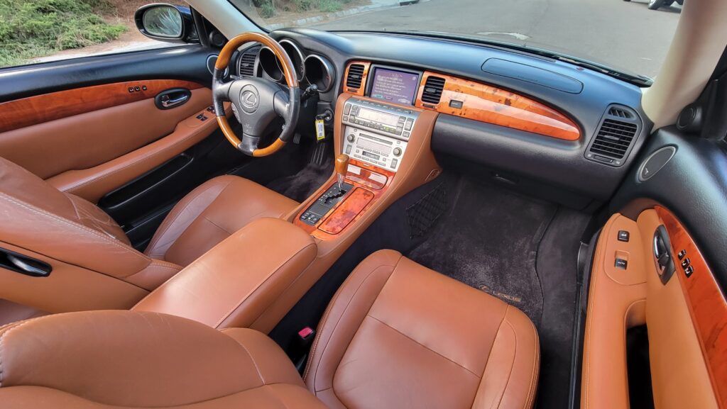 2003 Lexus SC430 Cabin Front View