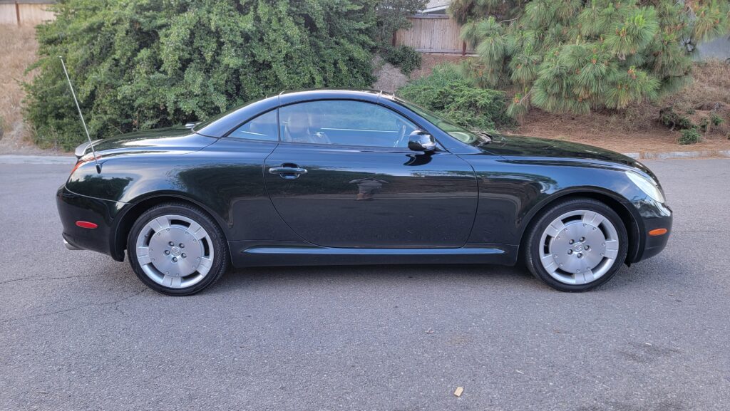 2003 Lexus SC430 Passenger Side View Top Closed