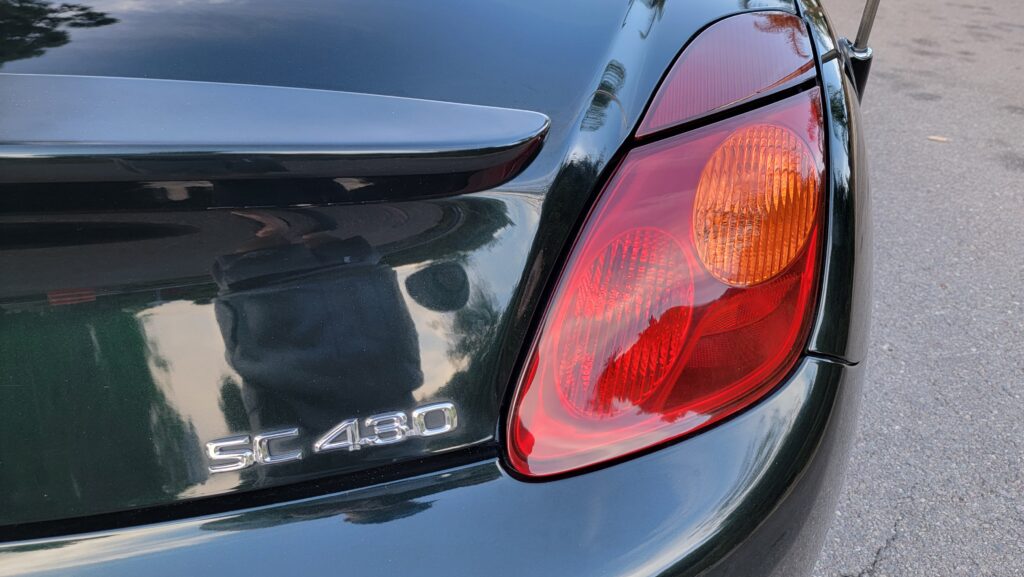 2003 Lexus SC430 Passenger Rear Tail Light