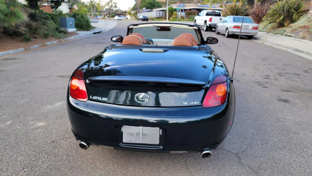 2003 Lexus SC430 Rear View