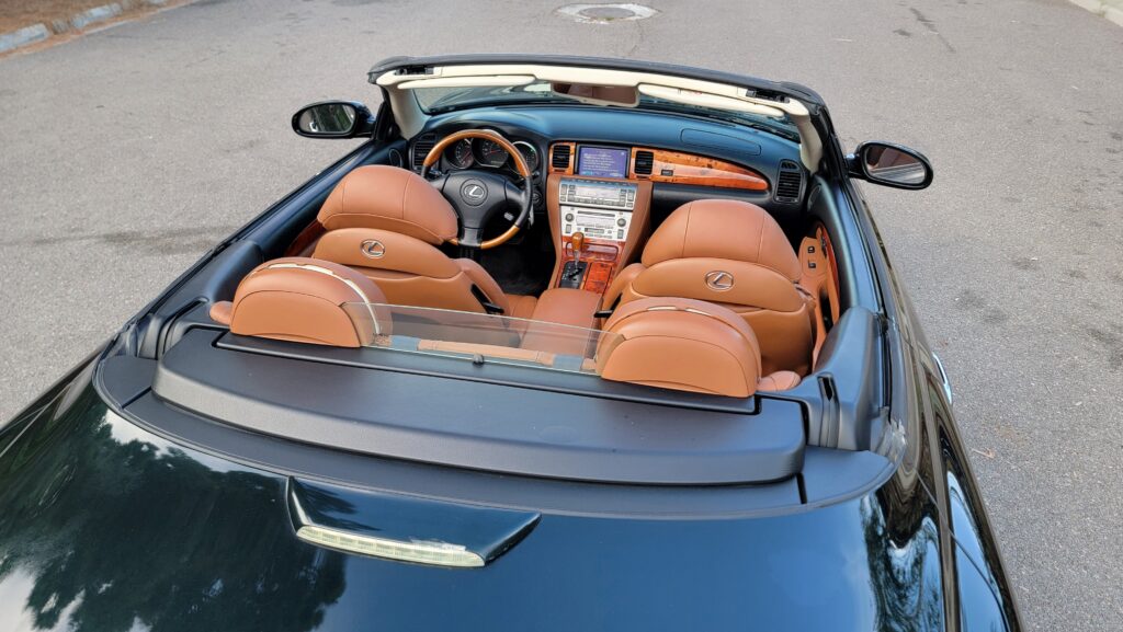 2003 Lexus SC430 Top Down Interior View