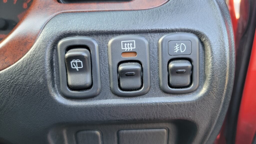 1997 Daihatsu Mira TR-XX Dash Switches