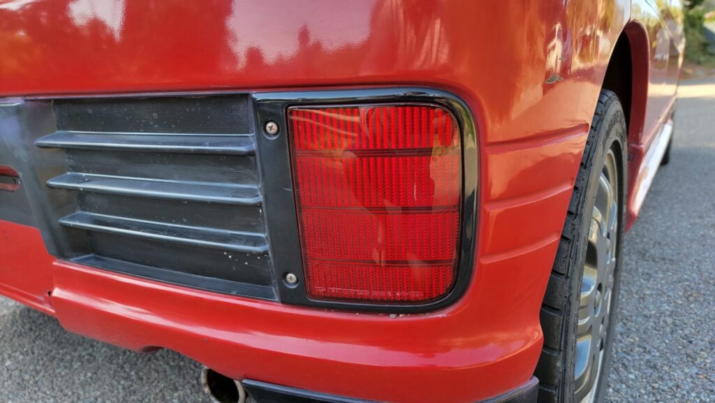 1997 Daihatsu Mira TR-XX Driver Rear Bumper Low