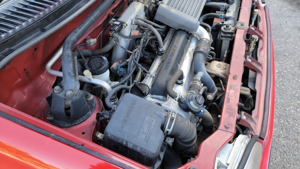 1997 Daihatsu Mira TR-XX Engine Bay Driver Side