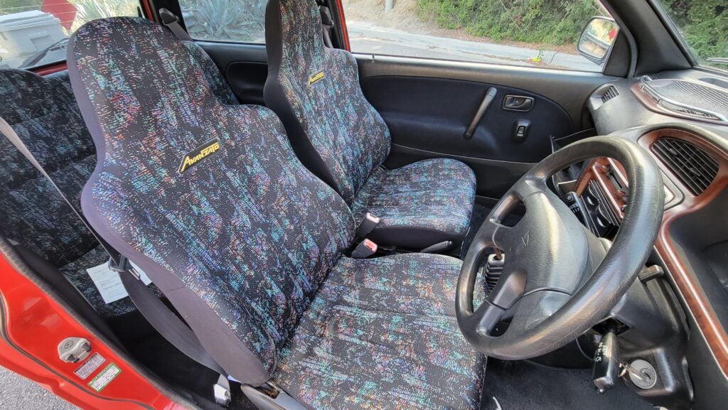 1997 Daihatsu Mira TR-XX Driver Entry Rear View