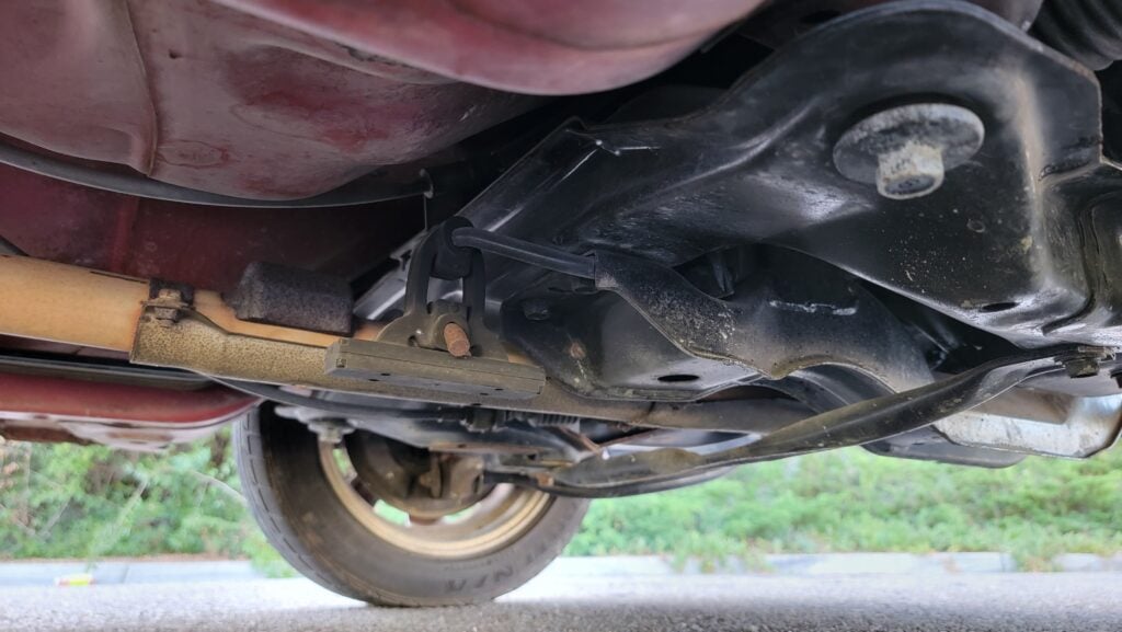 1997 Daihatsu Mira TR-XX Driver Subframe Rear View
