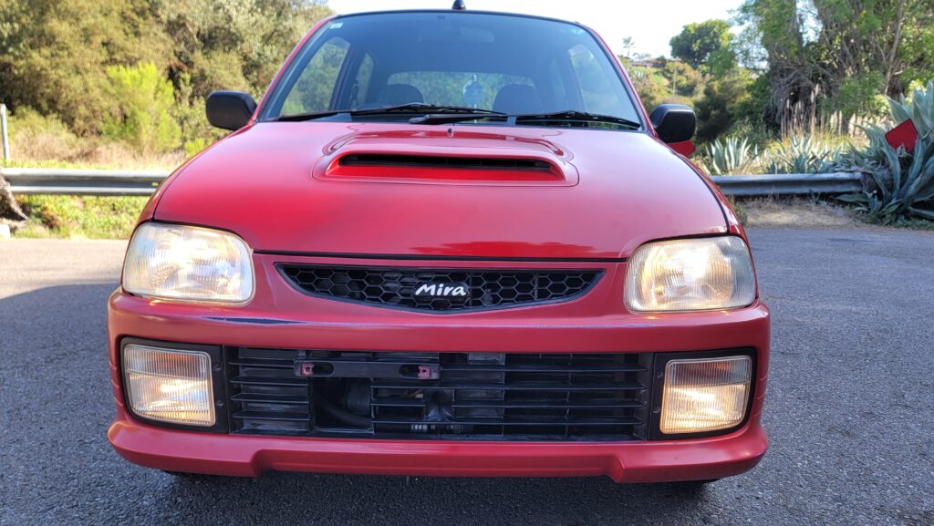 1997 Daihatsu Mira TR-XX Front Headlights On