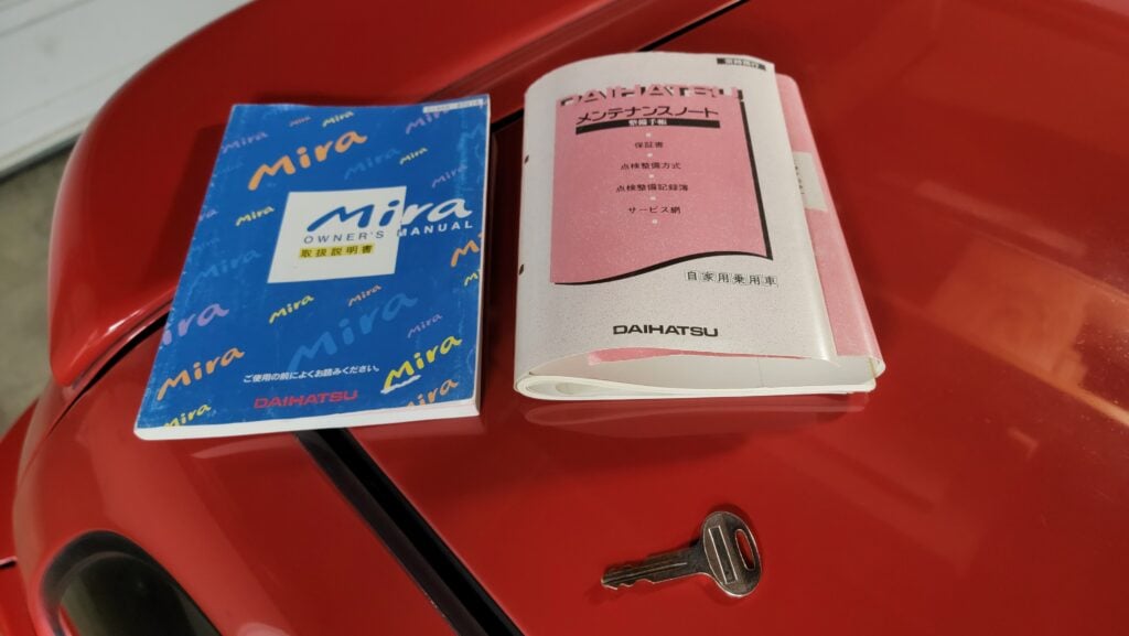 1997 Daihatsu Mira TR-XX Owners Manual