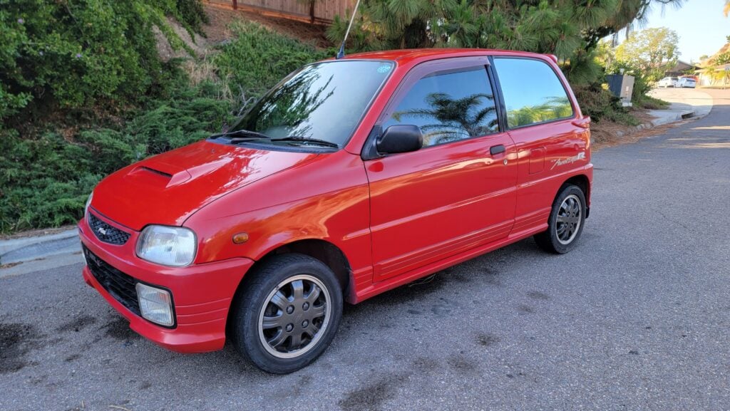 1997 Daihatsu Mira TR-XX passenger front angle view