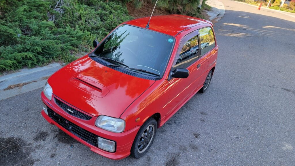 1997 Daihatsu Mira TR-XX passenger overhead view