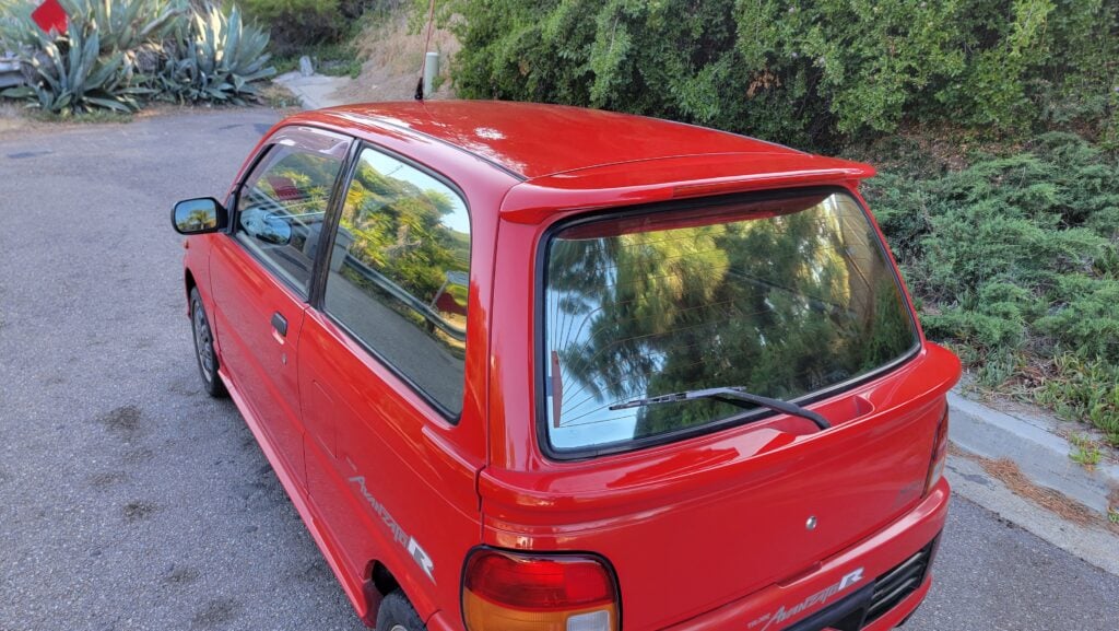 1997 Daihatsu Mira TR-XX passenger rear overhead
